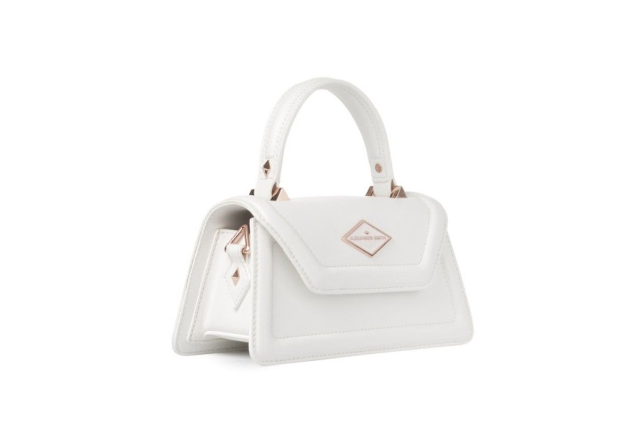 Borse Alexander Smith | Elizabeth Mini - White - Smooth