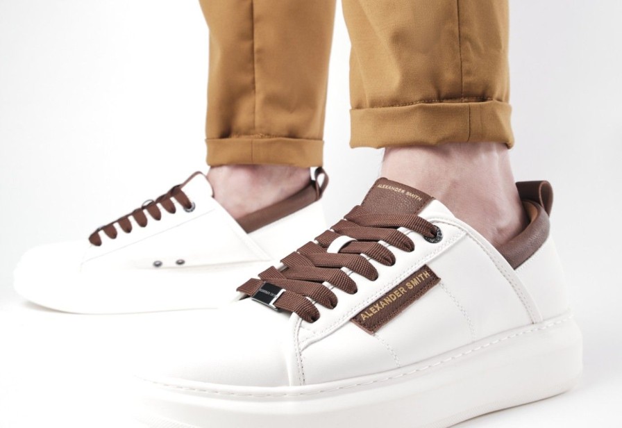 Uomo Alexander Smith | Eco-Wembley Man White Brown